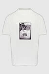 Limitato White cotton T-shirt for men - print. 100% cotton. Country of manufacture: Italy. Care: specialized cleaning - photo 1