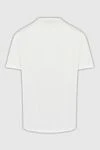 White cotton T-shirt for men Limitato - print. 100% cotton. Country of manufacture: Italy. Care: specialized cleaning - photo 6