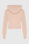 Fendi Hoodie made of cotton pink for women - logo. hood, drawstring closure. 100% cotton. Country of manufacture: Italy. Care: specialized cleaning - photo 7