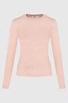 Fendi Beige cotton and viscose jumper for women - 57% cotton, 43% viscose. Country of manufacture: Italy. Care: specialized cleaning - photo 1