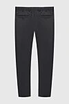 Men's classic black trousers PT01 (Pantaloni Torino) - 97% cotton, 3% elastane. Zipper, button. 4. Country of manufacture: Italy. Care: specialized cleaning - photo 6