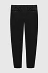 Men's black trousers in a classic fit PT01 (Pantaloni Torino) - 97% cotton, 3% elastane. Zipper, button. 4. Country of manufacture: Italy. Care: specialized cleaning - photo 6