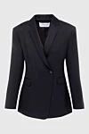 Fabiana Filippi Black jacket for women - 94% wool, 1% elastane, 5% polyamide. Closure: button. two external side pockets. Country of manufacture: Italy. Care: specialized cleaning - photo 1