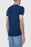 Cotton T-shirt for men Cesare di Napoli - 88% cotton, 12% other fibers. Country of manufacture: Italy. Care: specialized cleaning - photo 4