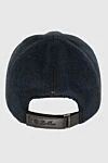 Blue cashmere cap for men Loro Piana - logo 100% cashmere. Country of manufacture: Italy. Care: specialized cleaning - photo 4