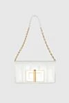 Tom Ford White women's cross-body bag with golden fittings - Golden plated. 100% polyamide. Country of manufacture: Italy. Care: specialized cleaning - photo 1