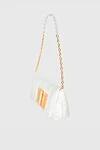 Tom Ford White women's cross-body bag with golden fittings - Golden plated. 100% polyamide. Country of manufacture: Italy. Care: specialized cleaning - photo 3