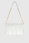 White women's cross-body bag with golden fittings Tom Ford - Golden plated. 100% polyamide. Country of manufacture: Italy. Care: specialized cleaning - photo 4