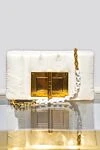 White women's cross-body bag with golden fittings Tom Ford - Golden plated. 100% polyamide. Country of manufacture: Italy. Care: specialized cleaning - photo 6