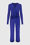 Tom Ford Purple jumpsuit for women with V-neck - 78% viscose, 14% polyamide, 8% elastane. Fastener: Zipper. Country of manufacture: Italy. Care: specialized cleaning - photo 1