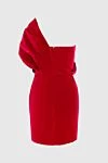 Tom Ford Red cotton dress for women - zipper. dress on one shoulder. 100% cotton. Country of manufacture: Italy. Care: specialized cleaning - photo 7