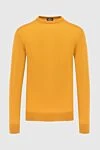 Cesare di Napoli Wool jumper yellow for men - 100% wool. Country of manufacture: Italy. Care: specialized cleaning - photo 1