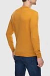 Wool jumper yellow for men Cesare di Napoli - 100% wool. Country of manufacture: Italy. Care: specialized cleaning - photo 4