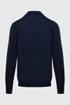 Men's high-collared woolen jumper blue Gran Sasso - High collar stand. 100% wool. Country of manufacture: Italy. Care: specialized cleaning - photo 6