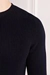 Gran Sasso Wool jumper blue for men - 100% wool. Country of manufacture: Italy. Care: specialized cleaning - photo 5