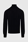 Black wool golf for men Gran Sasso - 100% wool. Country of manufacture: Italy. Care: specialized cleaning - photo 6