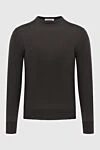 Gran Sasso Brown wool jumper for men - 100% wool. Country of manufacture: Italy. Care: specialized cleaning - photo 1