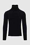 Gran Sasso Black woolen jumper for men - 100% wool. Country of manufacture: Italy. Care: specialized cleaning - photo 1