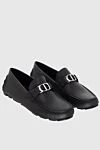 Dior Black leather men's loafers - Metal buckle. 100% leather. Interior trim: Leather. Insole: Leather. Outsole: Other materials. Country of manufacture: Italy. Care: specialized cleaning - photo 3