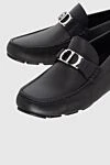 Dior Black leather men's loafers - Metal buckle. 100% leather. Interior trim: Leather. Insole: Leather. Outsole: Other materials. Country of manufacture: Italy. Care: specialized cleaning - photo 5