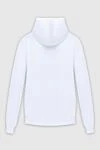 Balenciaga Hoodie made of cotton white for women - logo. hood, front pocket. 100% cotton. Country of manufacture: Italy. Care: specialized cleaning - photo 7