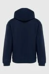 Men's cotton and polyamide hoodie blue Valentino - Pattern print. Hood. 94% cotton, 6% polyamide. Closure: Drawstring. Country of manufacture: Italy. Care: specialized cleaning - photo 6