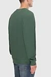 Cotton green sweatshirt for men Balmain - Balmain logo. 97% cotton, 3% elastane. Country of manufacture: Italy. Care: specialized cleaning - photo 4