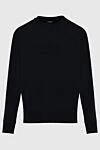 Balmain Sweatshirt cotton black for men - 100% cotton. Country of manufacture: Italy. Care: specialized cleaning - photo 1