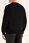 Sweatshirt cotton black for men Balmain - 100% cotton. Country of manufacture: Italy. Care: specialized cleaning - photo 4