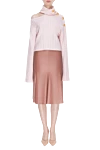 Pink jumper for women Balmain - buttons. 80% viscose. 20% polyamide. Country of manufacture: Italy. Care: specialized cleaning - photo 2