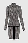 Balmain Костюм с юбкой бежевый женский - 47% шерсть, 32% вискоза, 19% полиамид, 2% эластан. молния. Страна производитель: Франция. Уход: специализированная чистка - фото 1