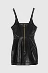 Women's leather dress Balmain - Visible seams, embossed gold buttons on the front. 100% genuine leather. Fastener: zipper. two patch pockets. Country of manufacture: Italy. Care: specialized cleaning - photo 6