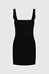 Balmain Black dress for women - 100% viscose. Fastener: zipper. Country of manufacture: Italy. Care: specialized cleaning - photo 1