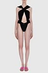 Black women's swimsuit made of polyamide and elastane Magda Butrym - 72% polyamide, 28% elastane. Country of manufacture: Italy. Care: specialized cleaning - photo 2