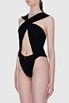 Magda Butrym Black women's swimsuit made of polyamide and elastane - 72% polyamide, 28% elastane. Country of manufacture: Italy. Care: specialized cleaning - photo 3