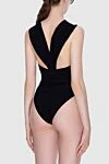 Swimsuit compatible with polyamide and elastane black women's Magda Butrym - 72% polyamide, 28% elastane. Country of manufacture: Italy. Care: specialized cleaning - photo 4