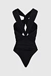 Black women's swimsuit made of polyamide and elastane Magda Butrym - 72% polyamide, 28% elastane. Country of manufacture: Italy. Care: specialized cleaning - photo 6