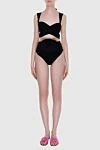 Swimsuit bottom made of polyamide and elastane black women's Magda Butrym - 72% polyamide, 28% elastane. Country of manufacture: Italy. Care: specialized cleaning - photo 2