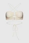 Magda Butrym Swimsuit top made of polyamide and elastane beige women's - 72% polyamide, 28% elastane. Country of manufacture: Italy. Care: specialized cleaning - photo 1