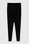 Women's slim-fit cropped pants black Magda Butrym - 96% wool, 4% elastane. elastic belt. Country of manufacture: Italy. Care: specialized cleaning - photo 6