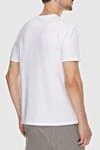 White cotton T-shirt for men Valentino - logo print. 100% cotton. Country of manufacture: Italy. Care: specialized cleaning - photo 4