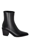 Gianvito Rossi Black leather boots for women - 100% genuine leather. Fastener: zipper. Heel height: 7cm. Sole Height: 1cm. Country of manufacture: Italy. Care: specialized cleaning - photo 1