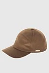 Loro Piana Brown cashmere cap for men - 100% cashmere. Country of manufacture: Italy. Care: specialized cleaning - photo 3