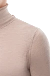 Brunello Cucinelli Beige wool and cashmere men's golf - High neck. 90% wool, 10% cashmere. Country of manufacture: Italy. Care: specialized cleaning - photo 5