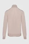 Beige wool and cashmere men's golf Brunello Cucinelli - High neck. 90% wool, 10% cashmere. Country of manufacture: Italy. Care: specialized cleaning - photo 6