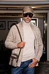 Brunello Cucinelli Beige wool and cashmere men's golf - High neck. 90% wool, 10% cashmere. Country of manufacture: Italy. Care: specialized cleaning - photo 7