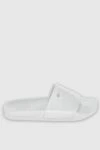 Stefano Ricci Crocodile leather flip flops white for men - logo, textured leather. leather interior. 100% crocodile skin. Country of manufacture: Italy. Care: specialized cleaning - photo 1