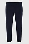 Loro Piana Sports pants for men made of cotton blue - 100% cotton. Closure: Drawstring. Two side pockets. Country of manufacture: Italy. Care: specialized cleaning - photo 1