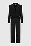 Magda Butrym Black silk pantsuit for women - 100% silk. Closure: buttons. two side pockets. Country of manufacture: Italy. Care: specialized cleaning - photo 1