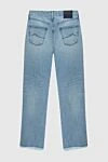 Jacob Cohen Light blue women's straight-leg jeans - contrasting buttons, distressed effect. three side pockets, two back pockets. 100% cotton. zipper, button. Country of manufacture: Italy. Care: specialized cleaning - photo 7